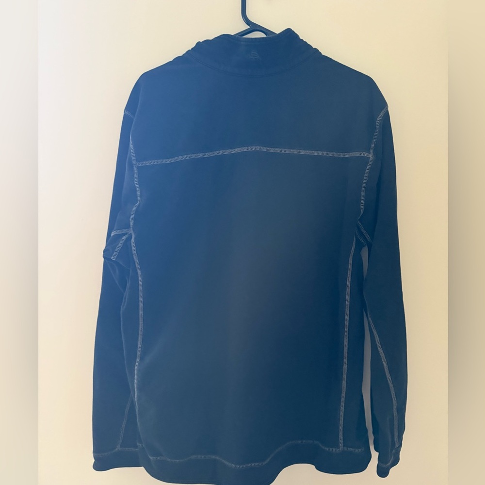 Tommy Bahama New York Jets Black quarter zip pullover sweatshirt | sz Xl - Picture 2 of 7